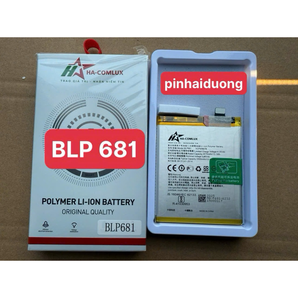Pin BLP 681 chính hãng Hacom
