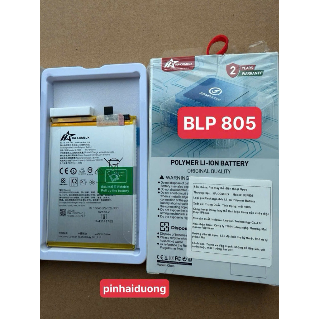 Pin BLP 805 chính hãng Hacom