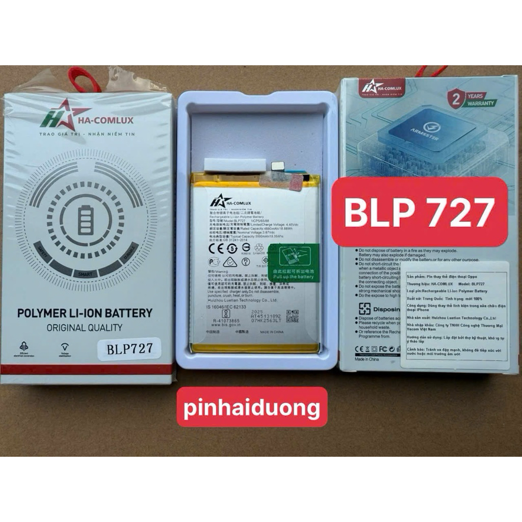 Pin BLP 727 chính hãng Hacom
