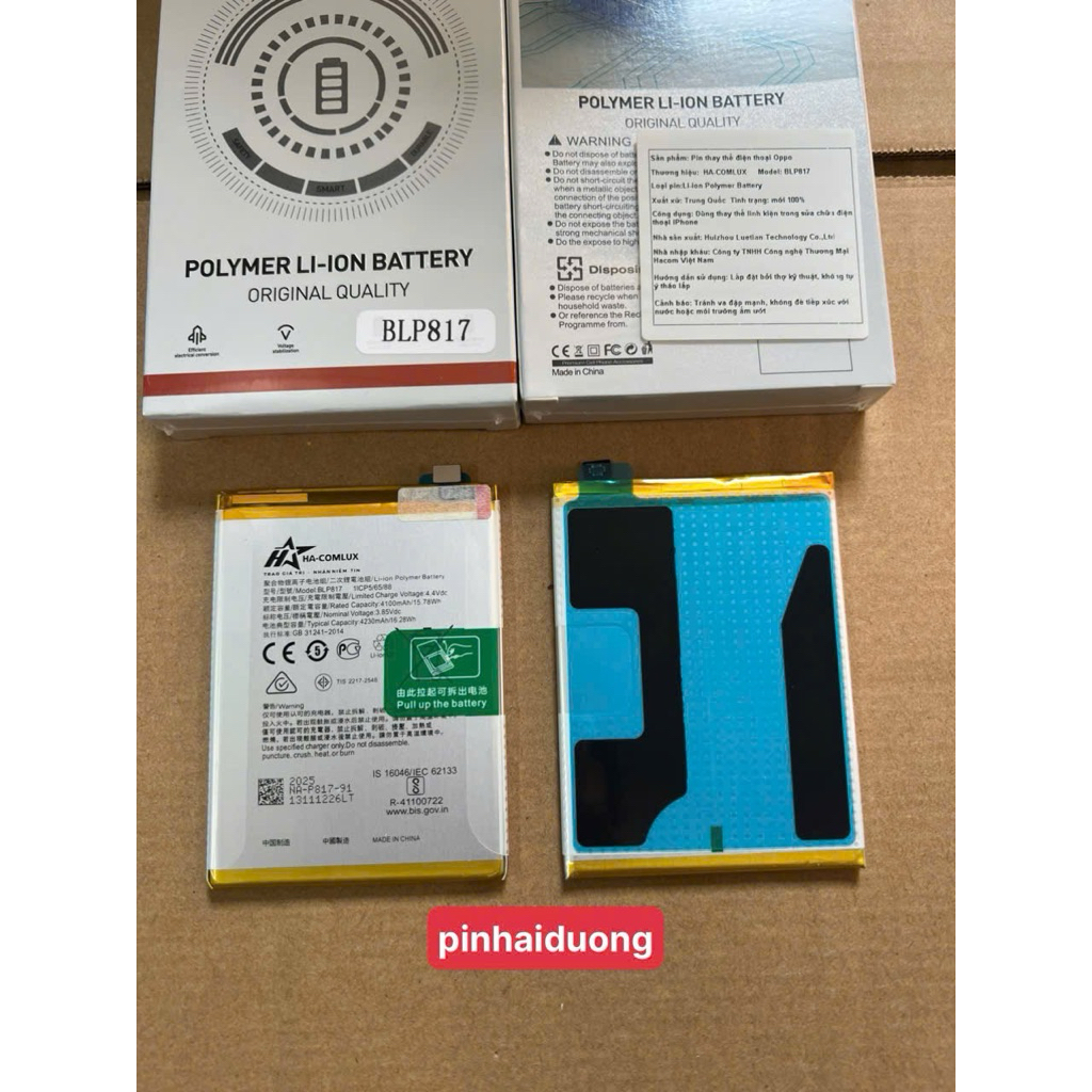 Pin BLP 817 chính hãng Hacom