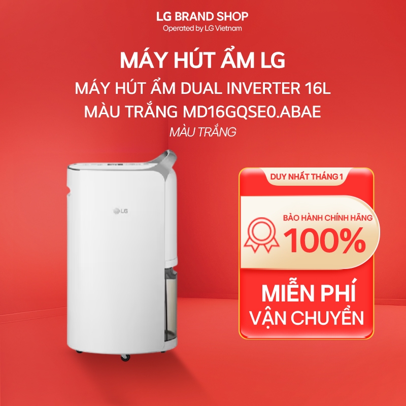 MD16GQSE0.ABAE - Máy hút ẩm Dual Inverter 16L màu trắng MD16GQSE0.ABAE