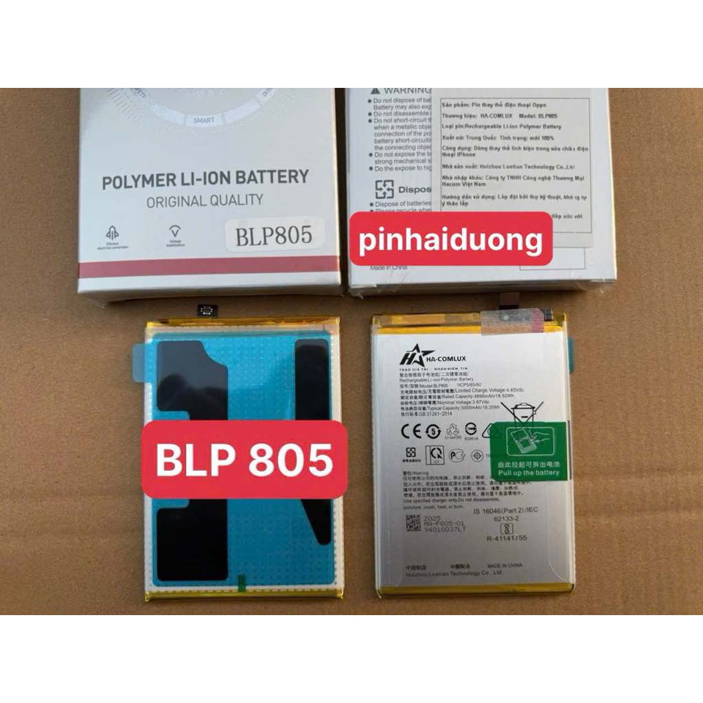 Pin BLP 805 chính hãng Hacom