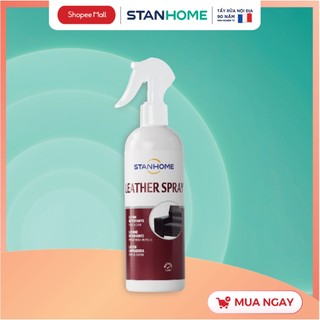 Bình xịt vệ sinh đồ da thật stanhome leather spray bảo về bề mặt nội thất ô tô, ghế da 350ml