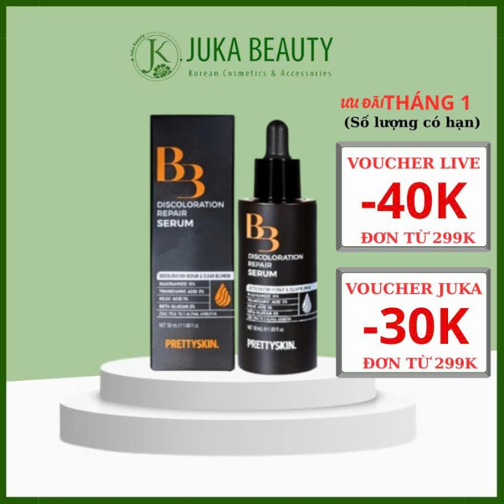 Tinh chất PrettySkin B3 Discoloration Repair Serum