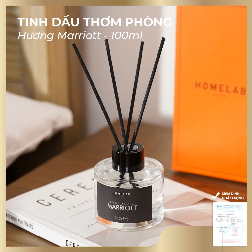 Tinh Dầu Thơm Phòng Mùi Khách Sạn 5 Sao JW MARRIOTT, Tinh Dầu Khuếch Tán Mùi Hương Sang Trọng, Tinh Khiết 100ml-HOMELAB