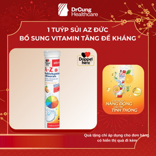 A Z Fizz - Viên Sủi, Vitamin Tổng Hợp, Vitamin C, 3B, Tăng Sức Đề Kháng, Doppelherz (Tuýp 13 viên) [Hàng Đức Chính Hãng]