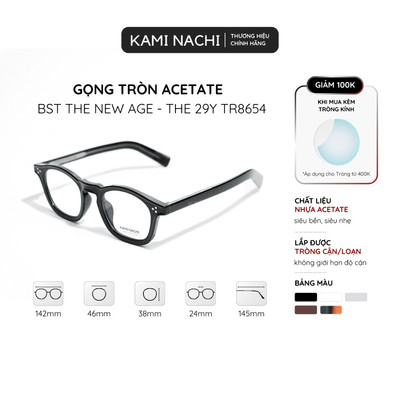 Gọng kính tròn 29Y - The New Age phiên bản The 29Y chất liệu Acetate mã TR8654 KAMI NACHI