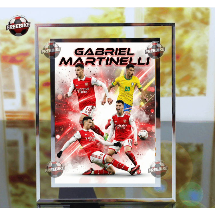 KHUNG POSTER GABRIEL MARTINELLI BẰNG KÍNH PHA LÊ CAO CẤP MẪU 2