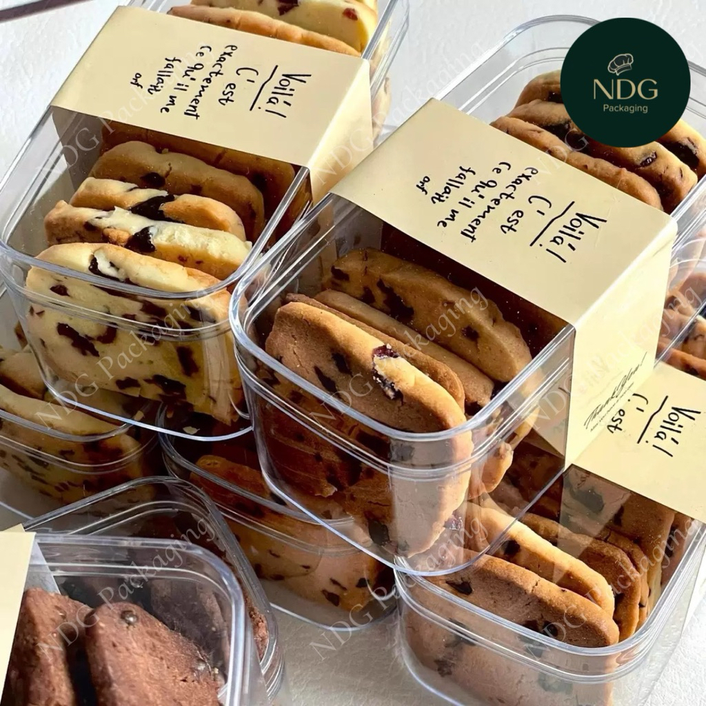 Set 5 Cốc Nhựa Mica 280ml Đựng Bánh Mousse, Tiramisu, Cookie, Panna Cotta, Rau câu [JL001]