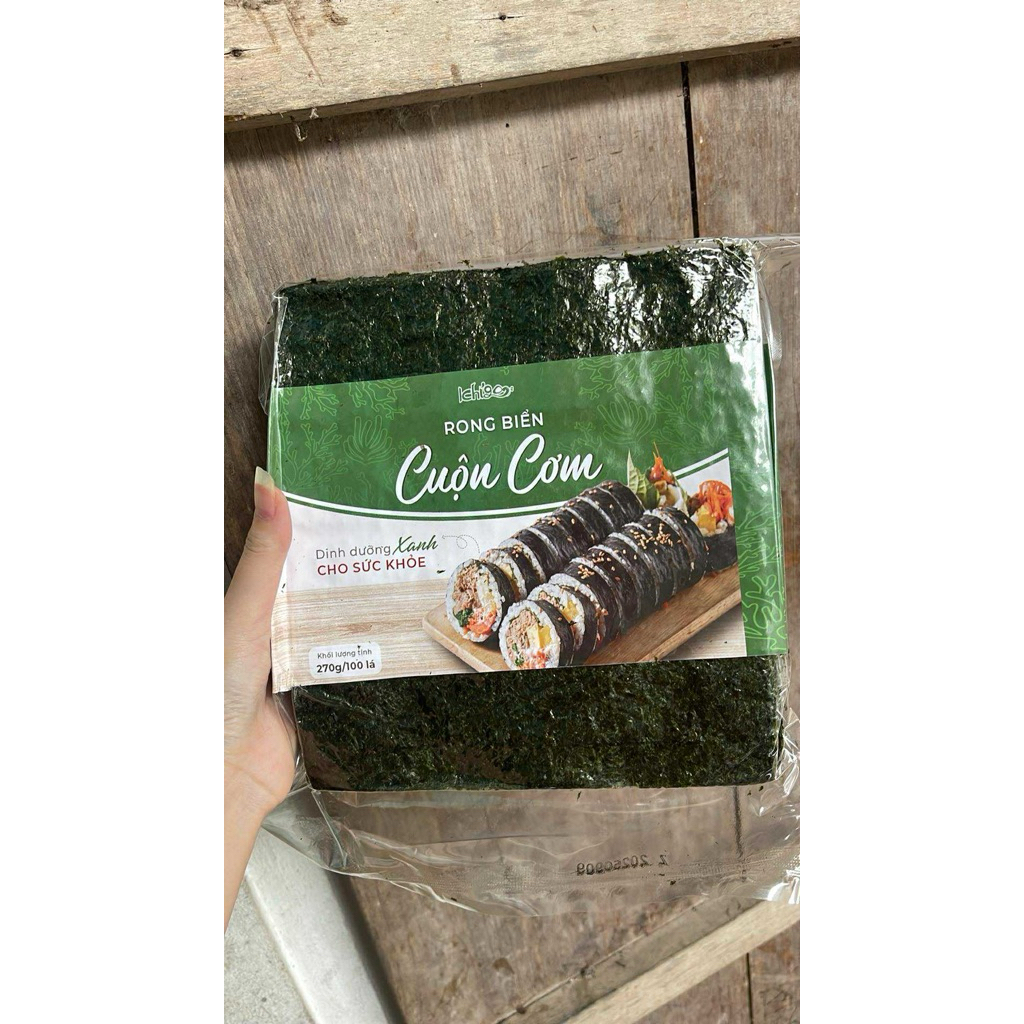 Rong biển Ichigo 100 lá cho cơm cuộn, kimpap