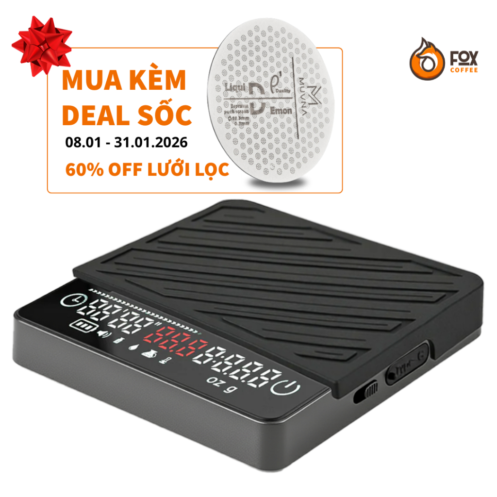 Cân Cà Phê Thông Minh ATLAS | Fox Coffee Precision Coffee Scale