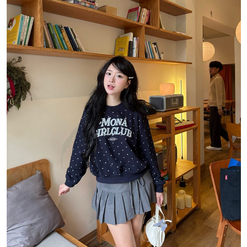 Chân váy xếp ly MONÁ dáng ngắn phối nơ - CHIKA SKIRT | BigBuy360 - bigbuy360.vn