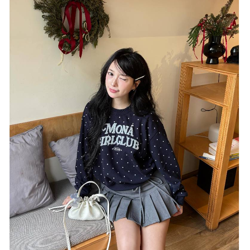 Chân váy xếp ly MONÁ dáng ngắn phối nơ - CHIKA SKIRT | BigBuy360 - bigbuy360.vn