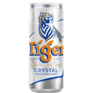 Bia Tiger bạc lon 330ml