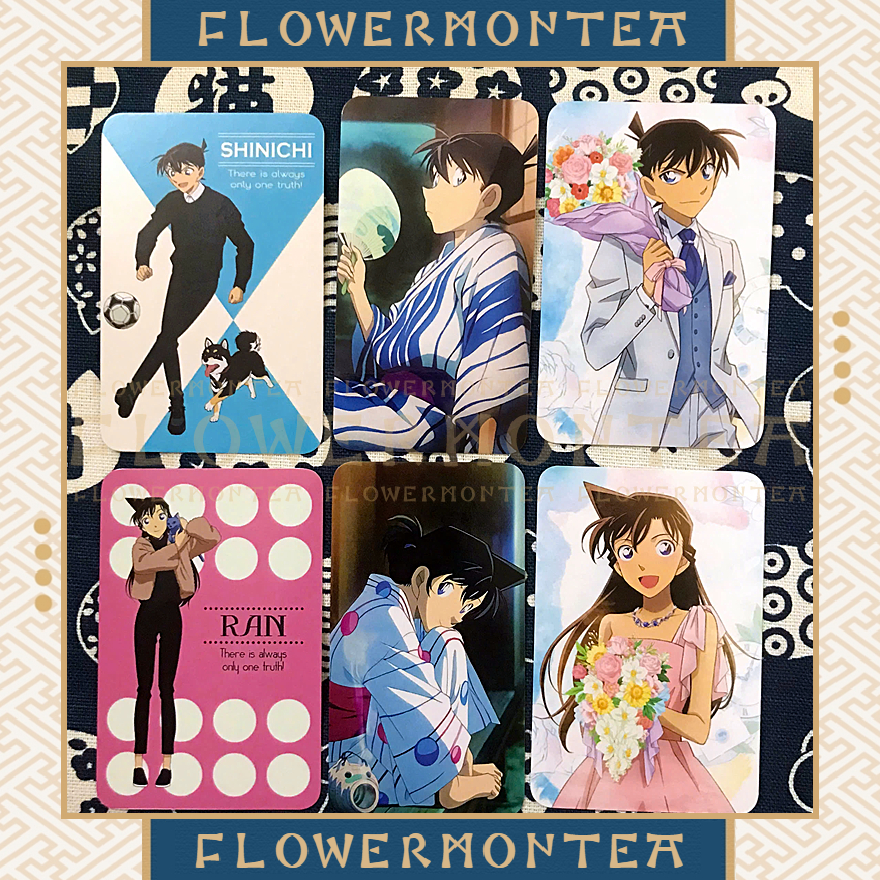 (Shinichi X Ran 04) Set 2 Thẻ Hình | Card Hình Bo Góc 1 Mặt - Detective Conan | Thám Tử Lừng Danh Co