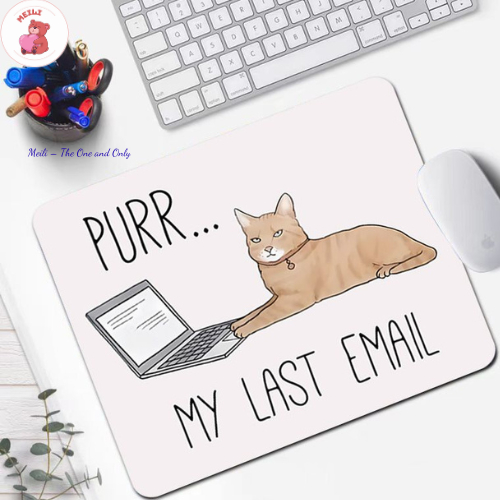 ( MUA 2 TẶNG 1 ĐÈN NGỦ) Miếng lót chuột Mèo Last Email Vuông dễ thương chống nước cực êm MEILI STORE