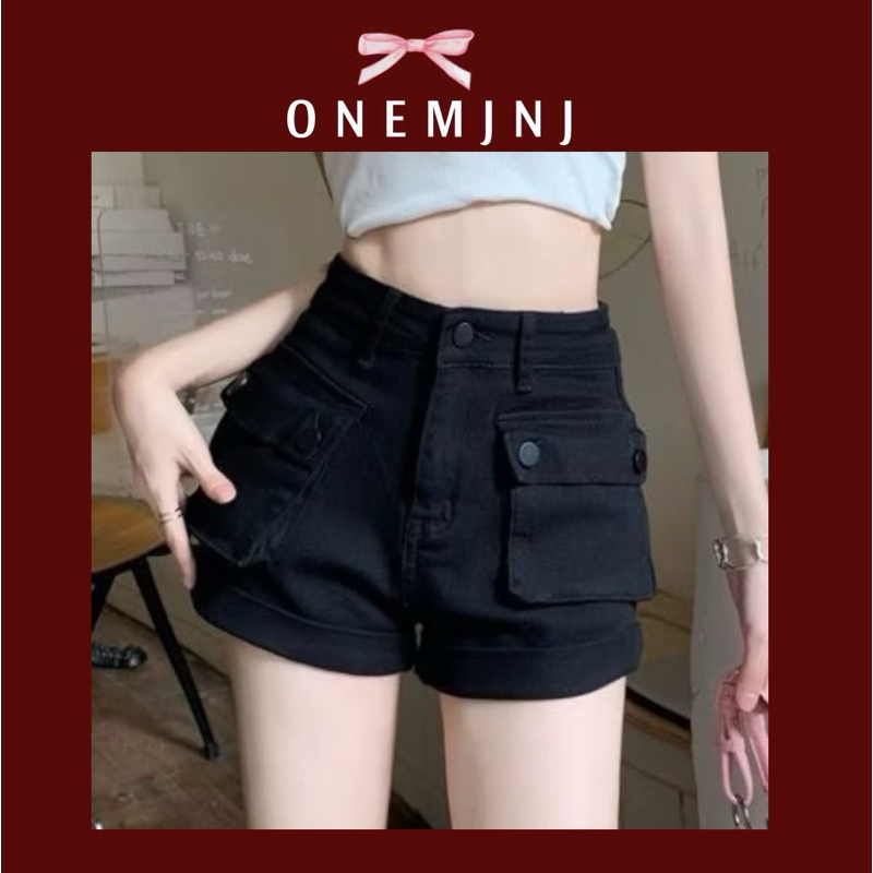 (MÃ: QDANDUOI01) Quần Short Kaki Nữ, Quần kaki nữ vạt bầu túi hộp dễ phối đồ PHONG CÁCH STYLE