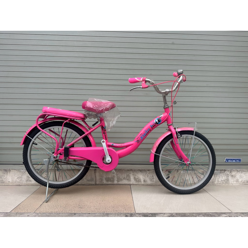 xe đạp nữ 20inch Xuân Hoà , Việt Nhật , xe tặng thêm khoá  và cốc giữ nhiệt , chuông
