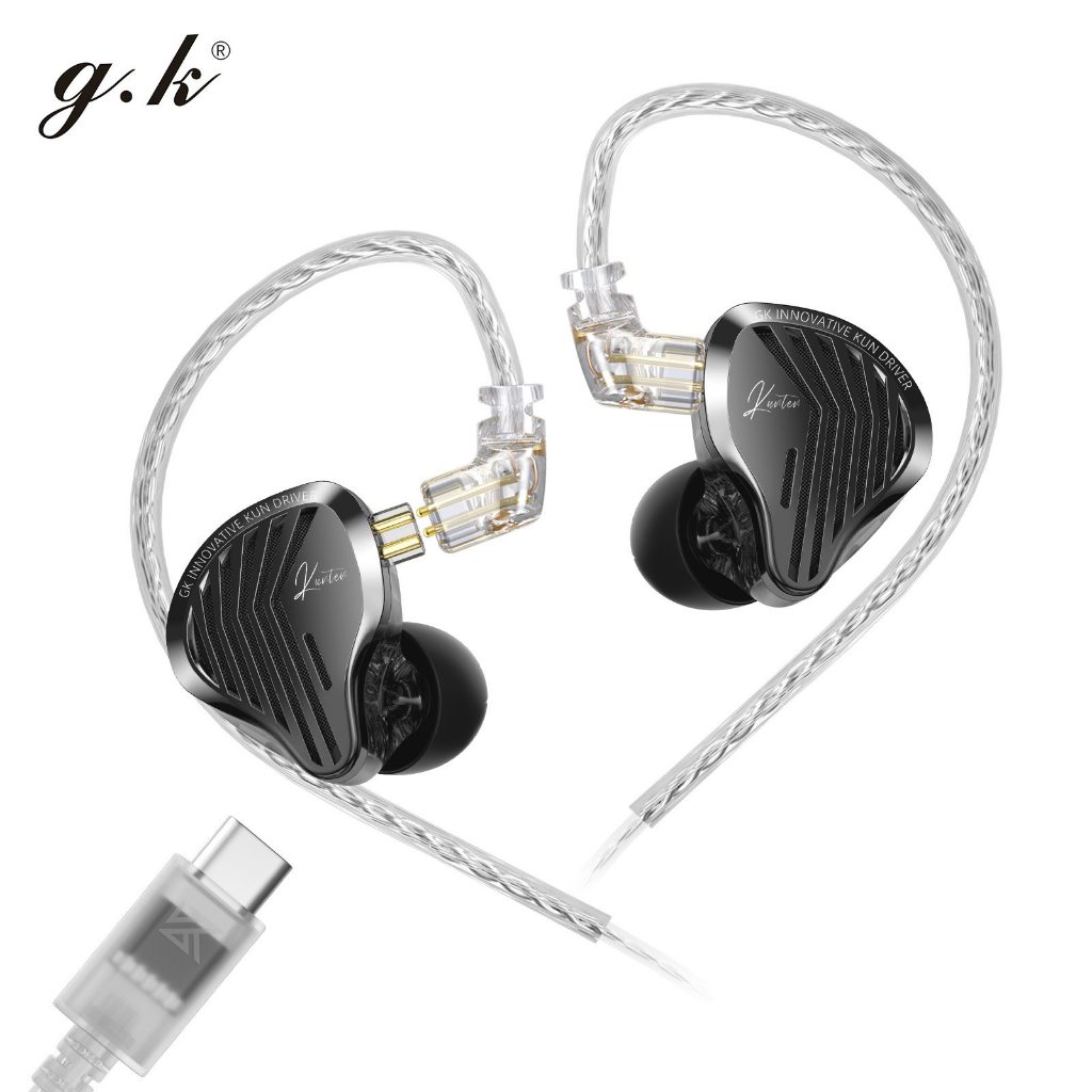 Tai Nghe Gaming GK-KUNTEN In-Ear HiFi Âm Thanh Rộng Định Vị Chuẩn FPS Jack 3.5mm / Type-C | BigBuy360 - bigbuy360.vn