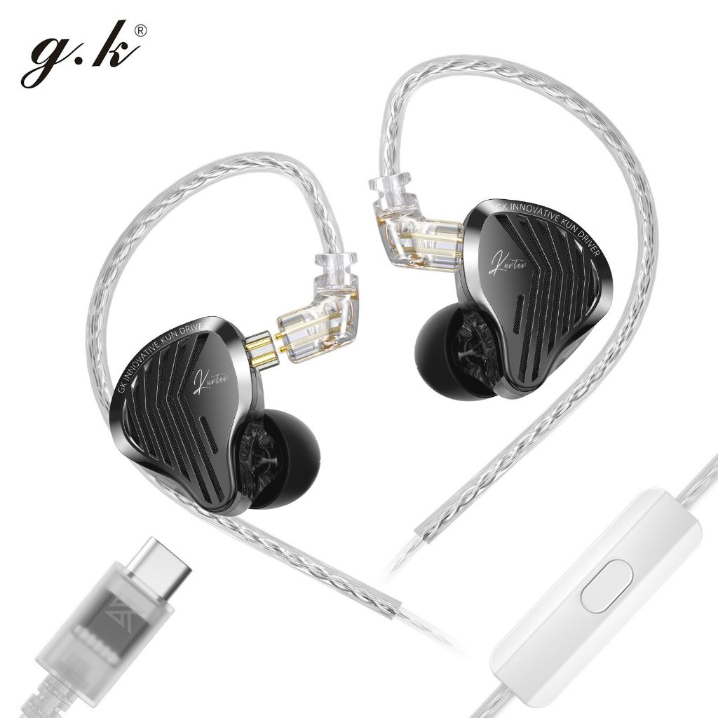 Tai Nghe Gaming GK-KUNTEN In-Ear HiFi Âm Thanh Rộng Định Vị Chuẩn FPS Jack 3.5mm / Type-C | BigBuy360 - bigbuy360.vn
