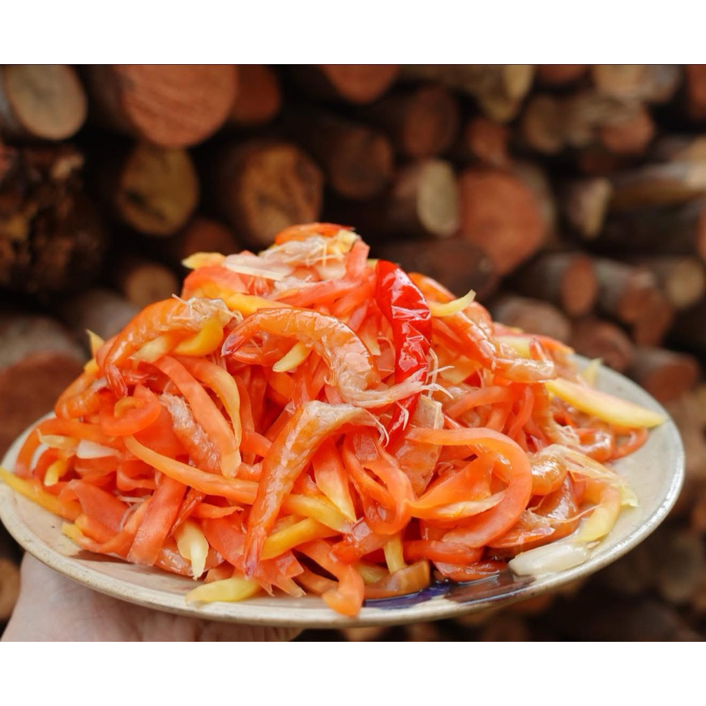 [ 𝐌𝐀̆́𝐌 𝐓𝐎̂𝐌 𝐓𝐑𝐎̣̂𝐍 Đ𝐔 Đ𝐔̉ 𝐌𝐈𝐄̂̀𝐍 𝐓𝐀̂𝐘 ] - Hủ To Oạch Mắm Tôm Trộn Đu Đủ Siêu Nhiều Tôm