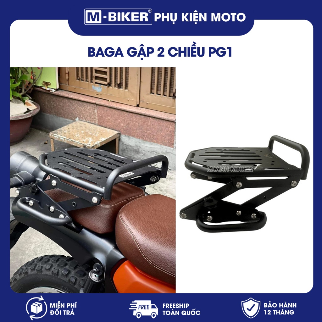 Baga gập PG1, Baga giữa camping PG1, Baga giữa PG1, Baga PG1, phụ kiện PG1 chính hãng