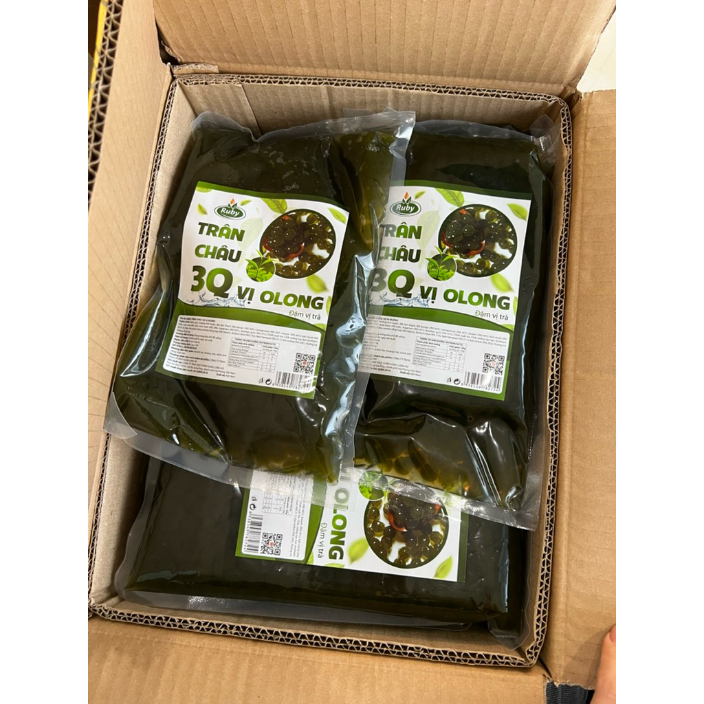 Trân châu 3Q Olong Đậm vị Ruby 1kg