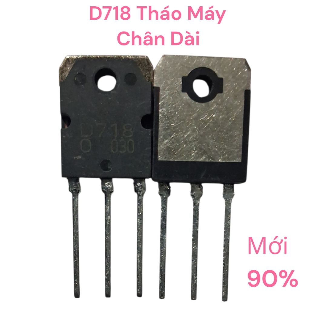 10 Con D718 - Hàng Tháo Máy, Lưng Đồng, Chân Dài. Mới 90%