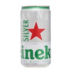 Bia heineken bạc lon lùn 250ml