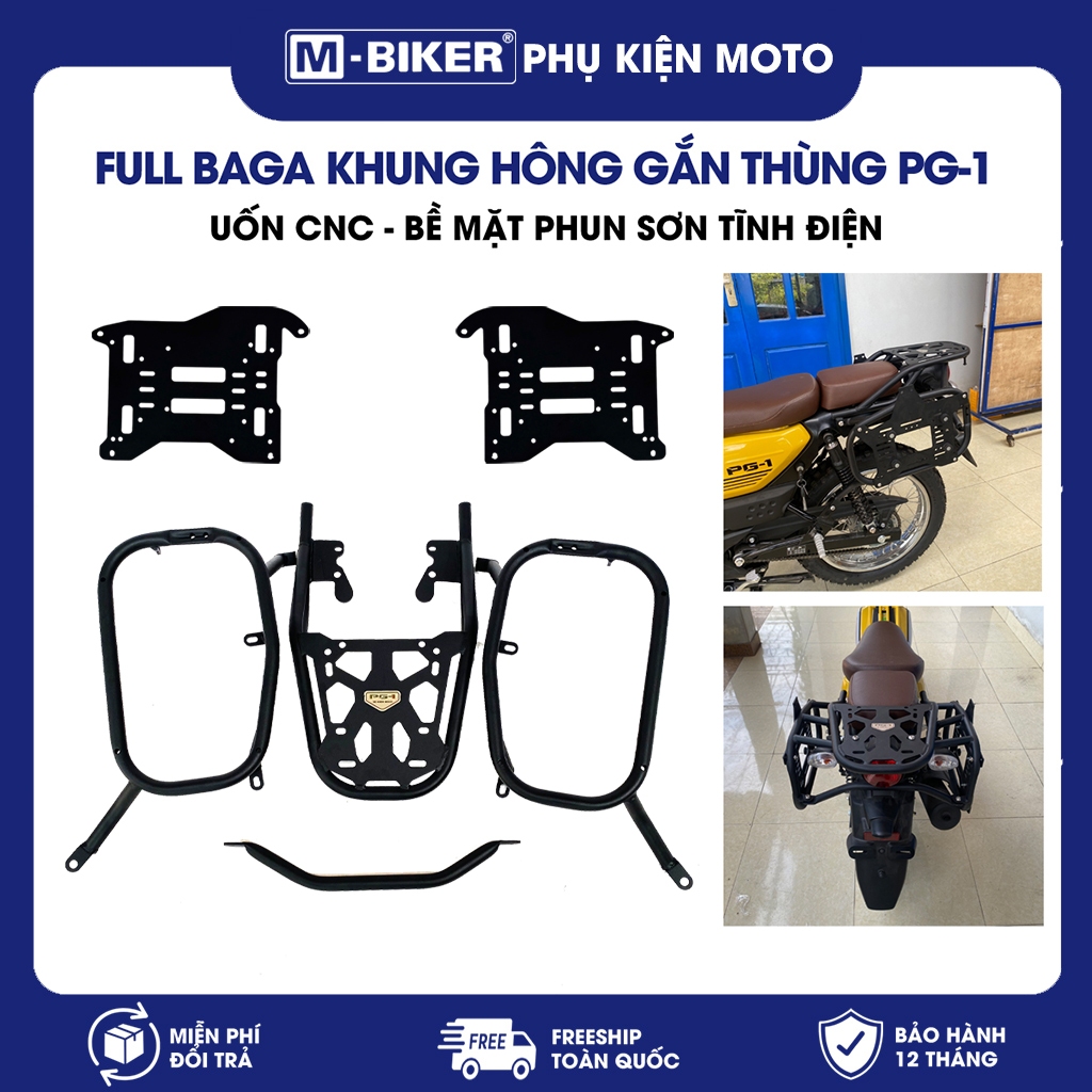 Baga Khung Thùng Cho Yamaha PG1, Baga Khung Hông Gắn Thùng PG1, Chắc Chắn, Tiện Lợi, Độ Bền Cao