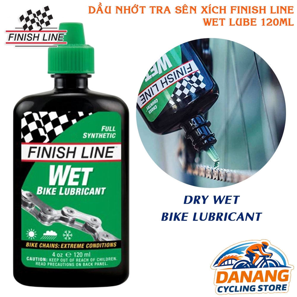 Dầu Tra Sên Xe Đạp Finish Line Wet Lube – 120ml Chính Hãng
