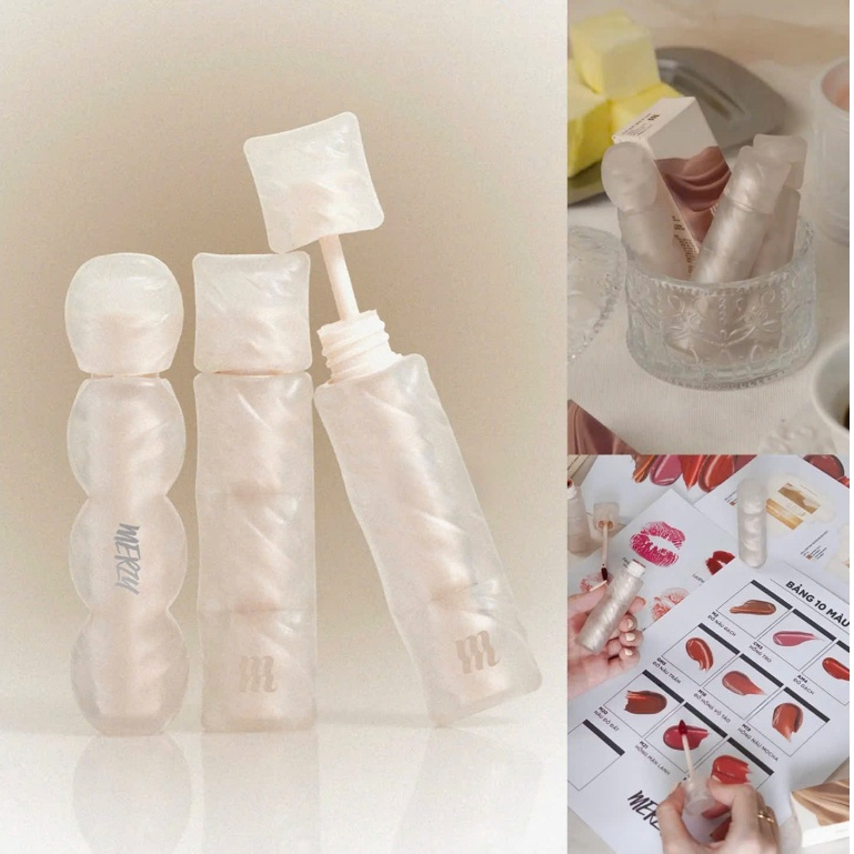 Son phao Merzy Puffer Mellow Tint 3.7g Màu Trắng