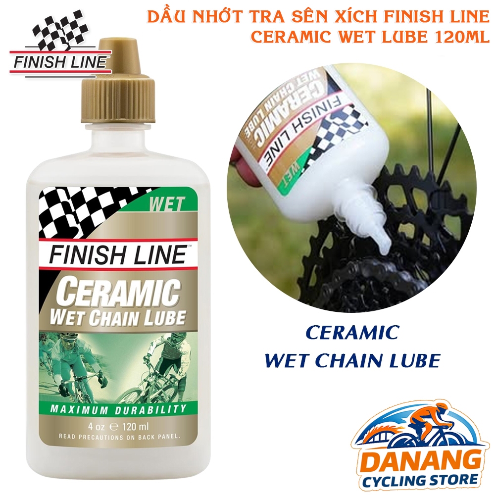 Dầu Tra Sên Xe Đạp Finish Line Ceramic Wet Lube – 120ml Chính Hãng