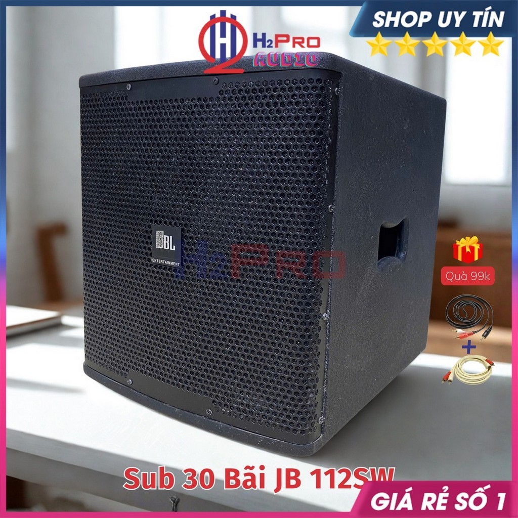 Loa Sub Điện Bass 30 JB 112-SW 450W Bãi Cao Cấp, Sub Điện Lai Hơi Nguồn Xuyến Kéo Thêm Sub Hơi-H2pro
