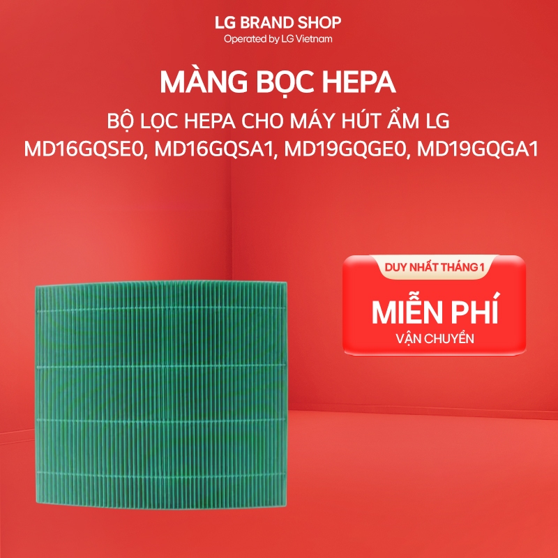 Bộ lọc Hepa cho máy hút ẩm LG | MD16GQSE0, MD16GQSA1, MD19GQGE0, MD19GQGA1