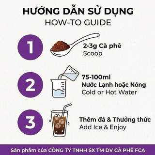 Cà Phê Hòa Tan Đen Insta-Fine 100% Fine Robusta (Pha Lạnh) – Đậm Gu, Tỉnh Táo Tức Thì