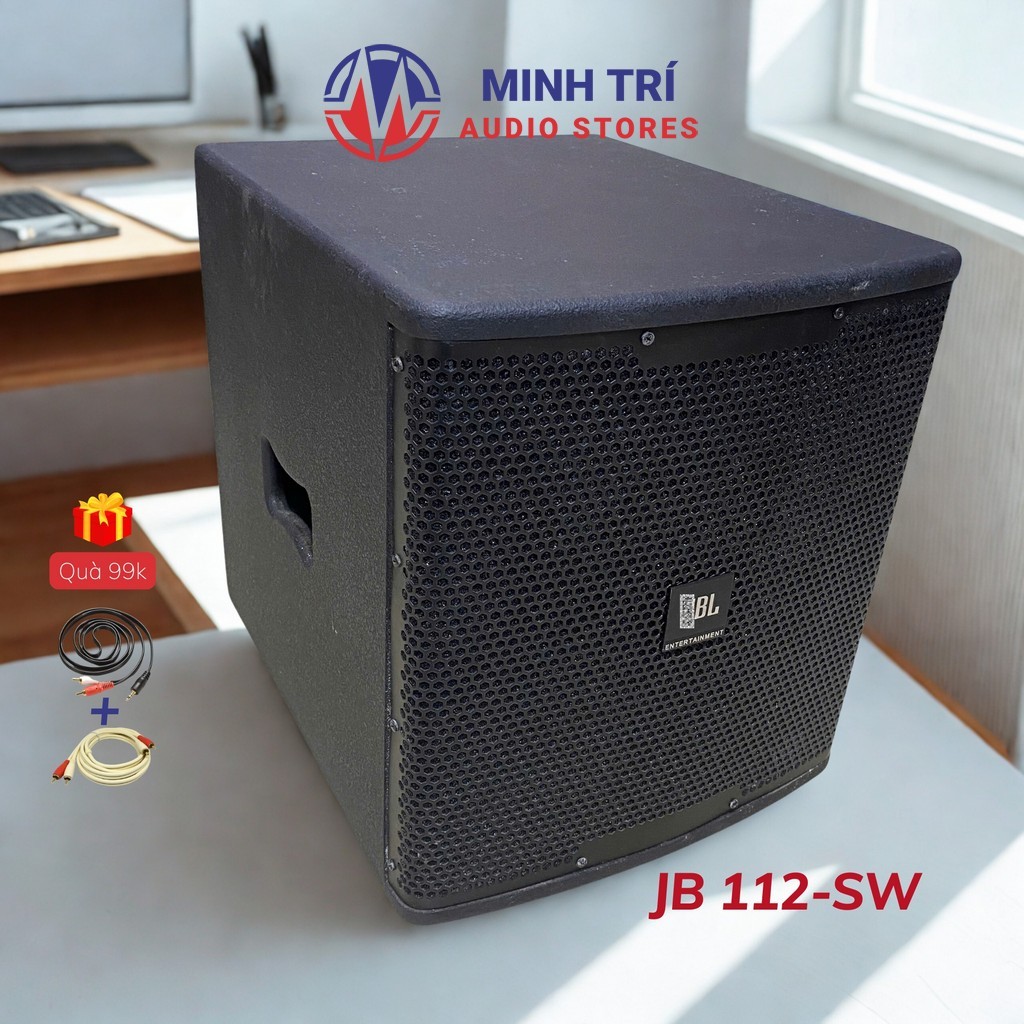 Loa Sub Điện Bass 30 Cao Cấp JB 112-SW 450W Bãi Zin - Tặng Dây AV, Loa Siêu Trầm Karaoke Nguồn Xuyến