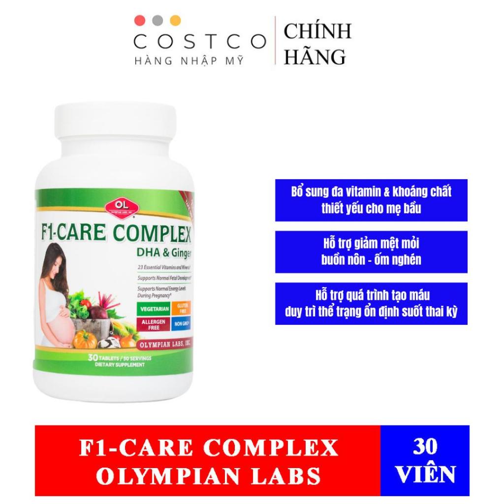 [HÀNG CÔNG TY] TPBVSK Bổ Sung Vitamin & Khoáng Chất Cho Mẹ Bầu – Olympian Labs F1-Care Complex – Có 