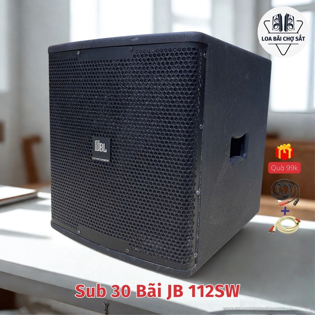 Loa Sub Điện Lai Hơi Hàng Bãi JB 112-SW 450W Bass 30 Cao Cấp, Xương Đúc Nguồn Xuyến Kéo Thêm Sub Hơi