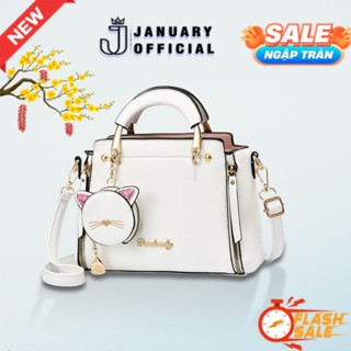 [SHOP UY TÍN] Túi xách nữ đi tiệc đi làm đeo chéo có quai xách, túi xách công sở nữ cao cấp - January GC01