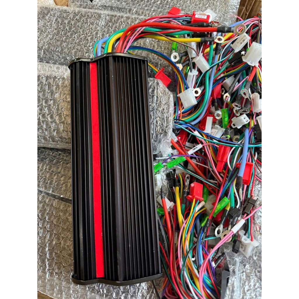 IC đen chỉ đỏ 1500w/2000w Chính hãng cho xe đạp điện, xe máy điện 60-84v 18 sò