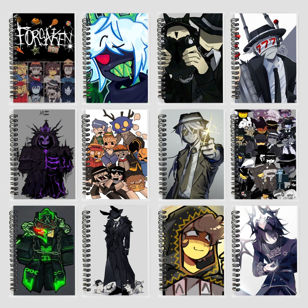 Sổ tay Sổ vẽ forsaken chance Dusekkar Taph Two Time Shedletsky Elliot Veeronica Slasher Guest 666 Bu