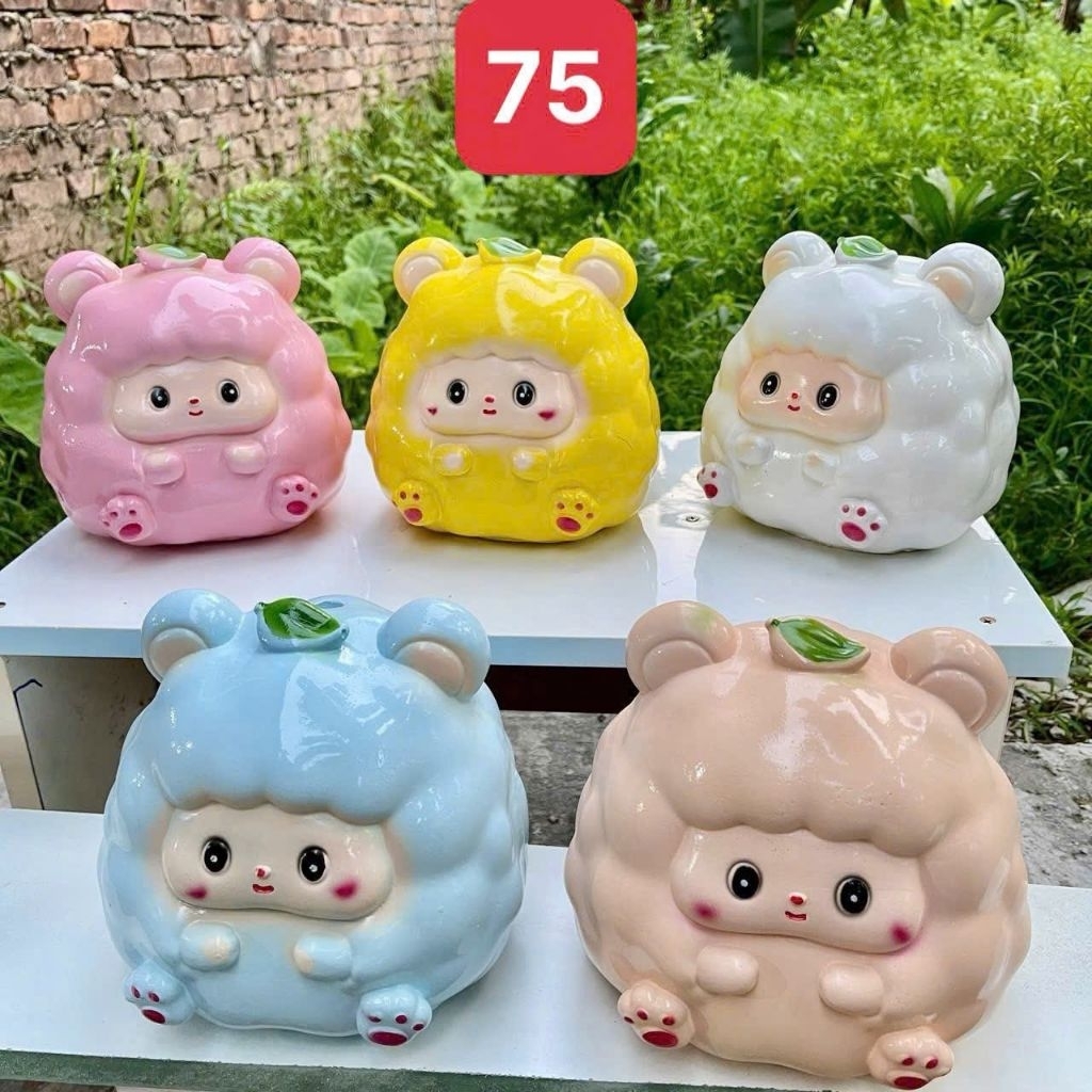 (Tết) Heo đất tiết kiệm cực cute, ống tiết kiệm tiền nhiều mẫu Hot Hit