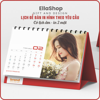 Lịch để bàn 2026 in ảnh theo yêu cầu, có lịch âm