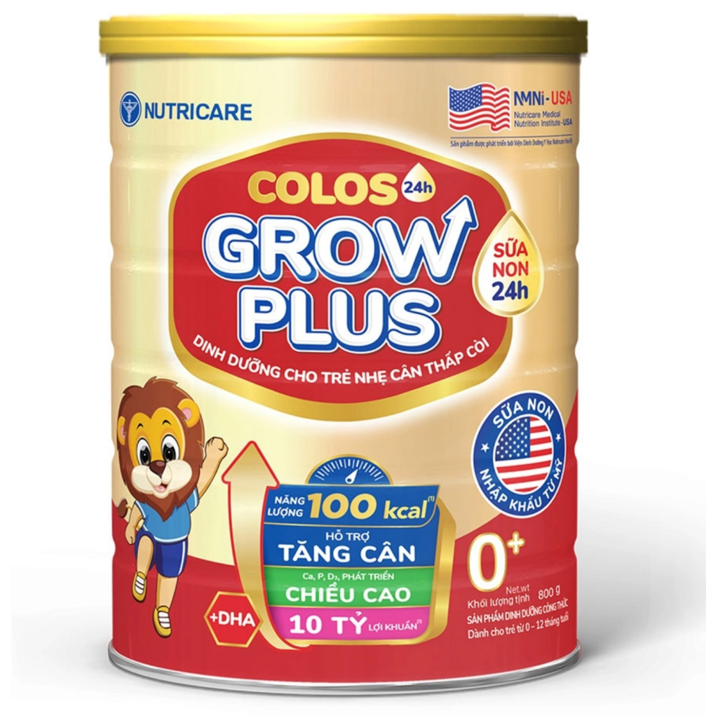 Sữa bột Nutricare Colos 24h Grow Plus