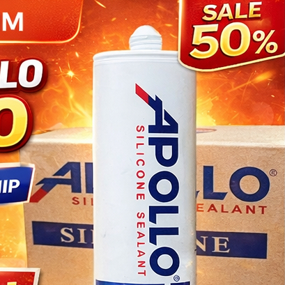 Keo silicon Apollo A600 chống thấm tốt, bền bỉ (trong suốt - trắng sữa - đen) - Hàng chính hãng