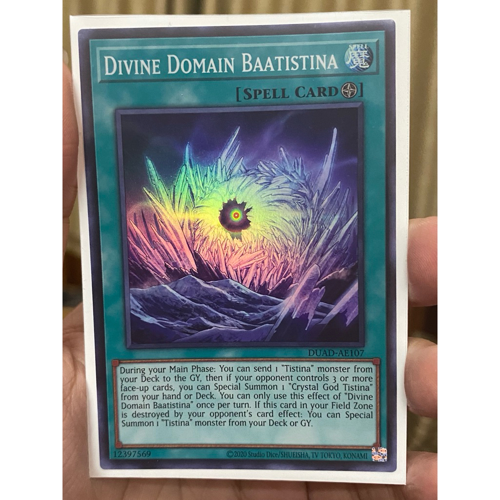 Thẻ bài Divine Domain Baatistina - DUAD-AE107 - Super Rare - [AE]