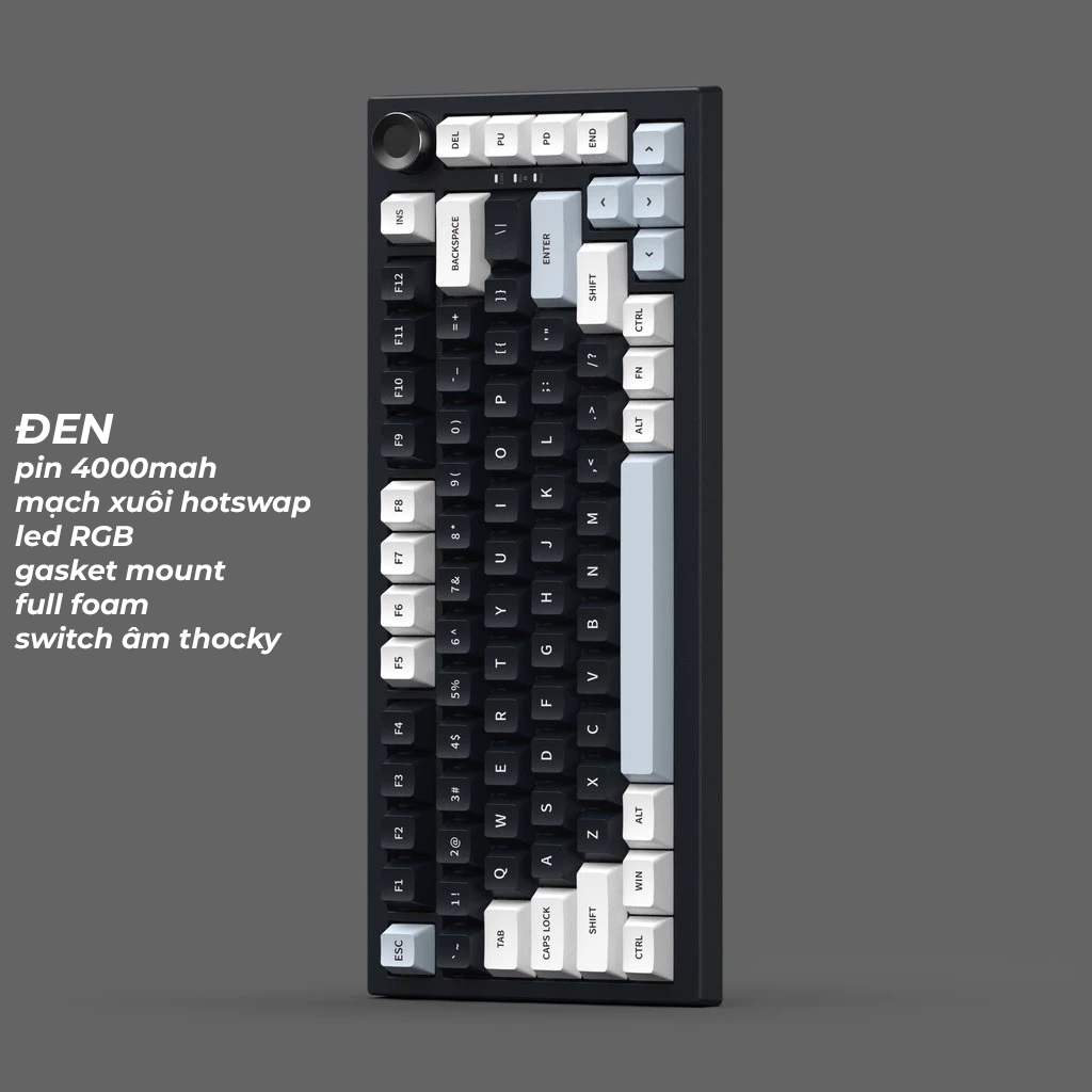 [Sẵn Giao] Bàn Phím Cơ Monka K81 3 Modes Led RGB Hotswap Mạch Xuôi Full Foam - EA Gear | BigBuy360 - bigbuy360.vn
