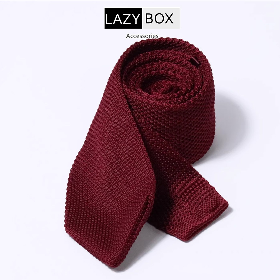 Cà vạt len cho nam Knit tie công sở, Sartorial guys đầu nhọn phụ kiện cho nam công sở, đi tiệc party
