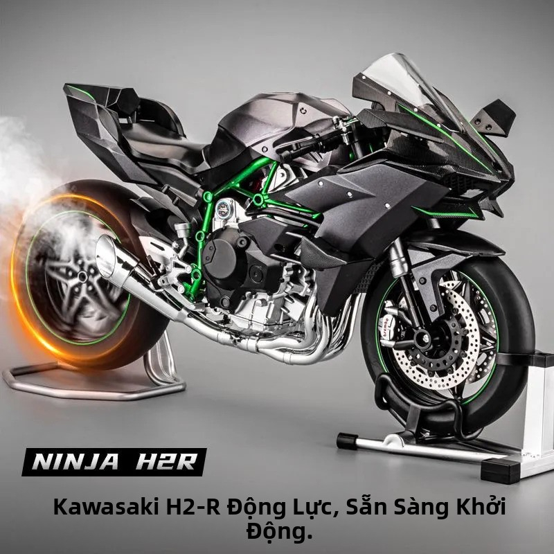 Mô Hình Xe Máy Kawasaki H2R 1:6 Siêu Lớn